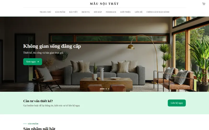 Xem thử Mẫu nội thất