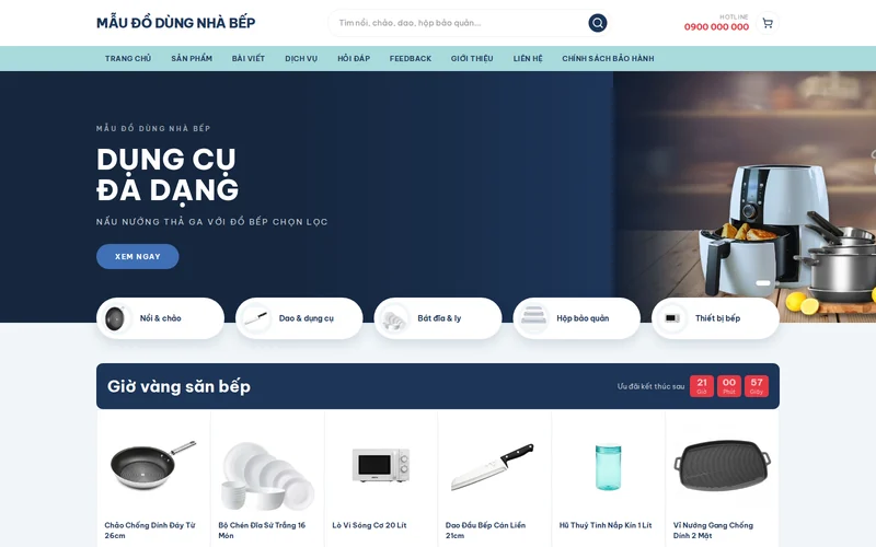 Xem thử Mẫu đồ dùng nhà bếp