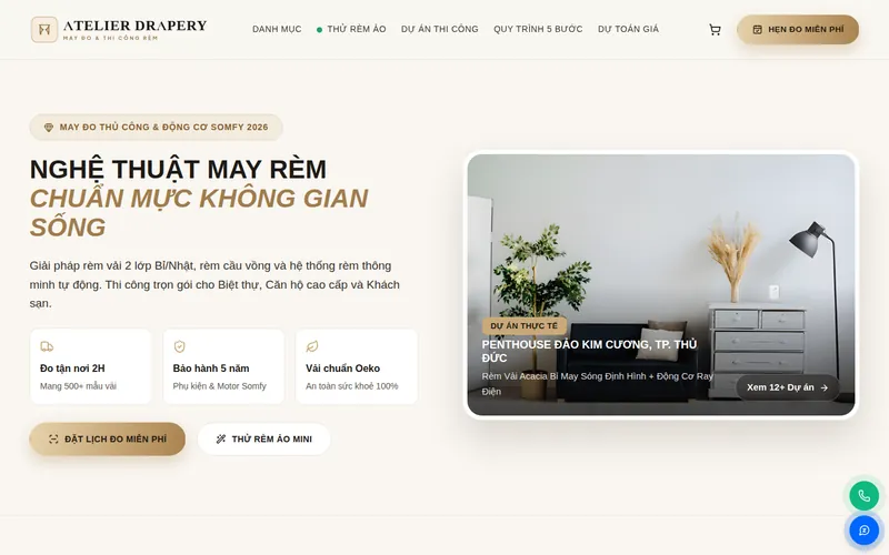 Xem thử AIVA0043 - Website rèm cửa